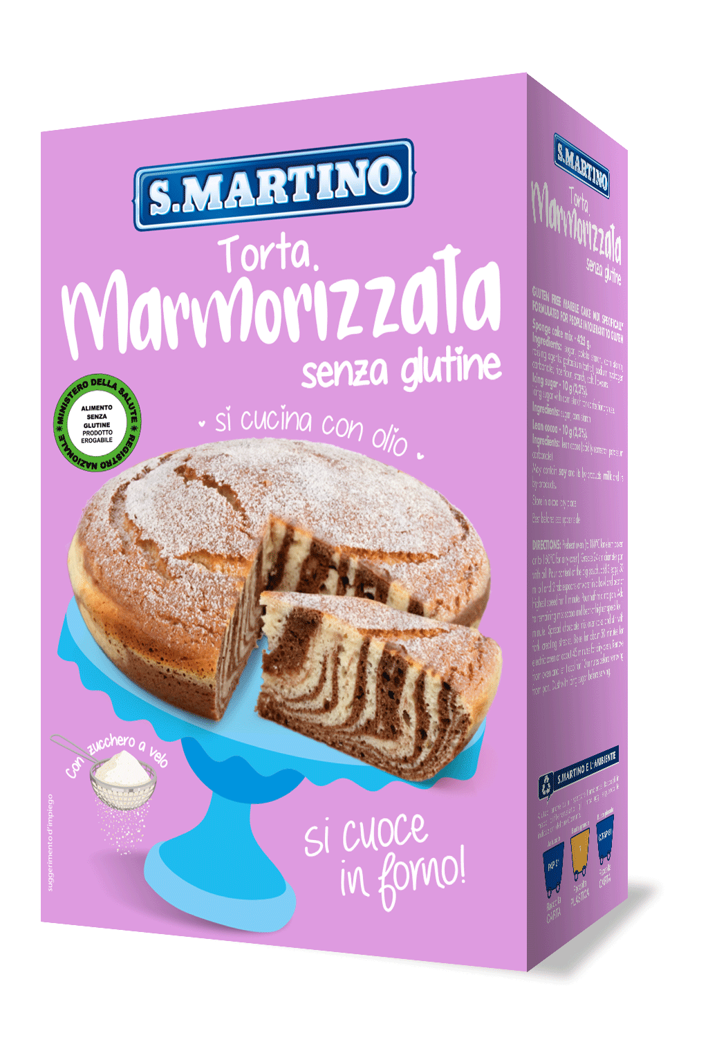 Torta Marmorizzata senza glutine 445g