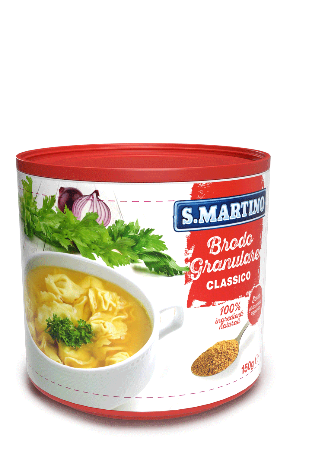 Brodo Classico granulare senza glutammato 150g
