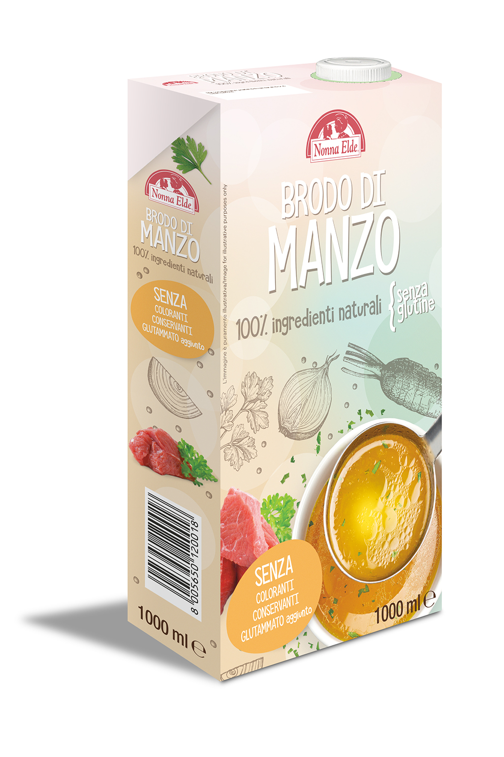 Brodo pronto Manzo senza glutammato 1 lt