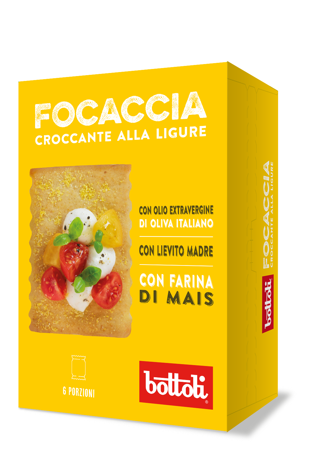 Focaccia Croccante alla ligure con mais
