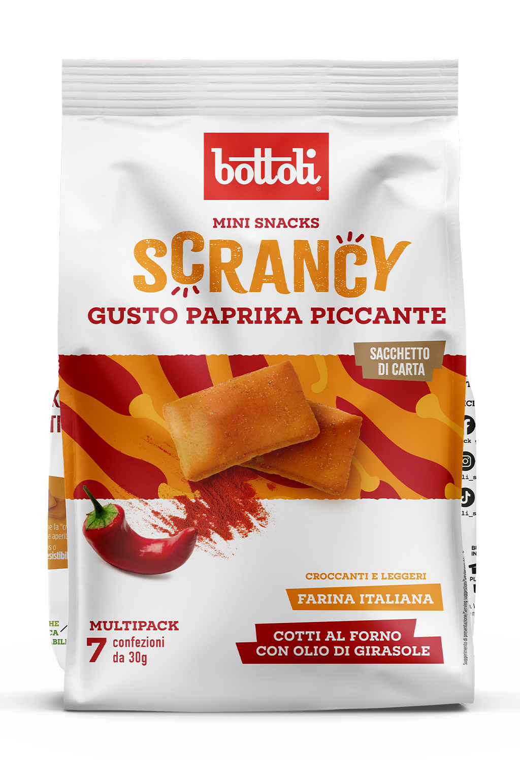 Scrancy Paprika piccante 210g