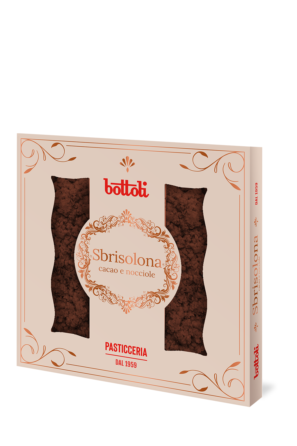 Torta Sbrisolona Cacao e Nocciole 300g